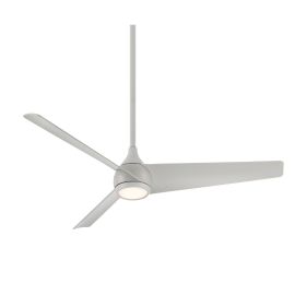 Minka Aire F678L-GRY Twist 52" Three Blades w/ LED Ceiling Fan - Grey