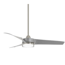 Minka Aire F692L-BN/SL Veer 56" Three Blades w/ LED - Brushed Nickel