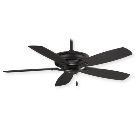 Minka Aire KafÃ© F695-CL - 52" Ceiling Fan w/ Coal Blades