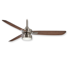 Minka Aire Rudolph F727-BN/MM - 52" Ceiling Fan Brushed Nickel