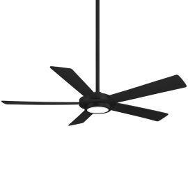 Minka Aire F745-CL SABOT 52" Five Blades w/ LED Ceiling Fan - BLACKENED STEEL