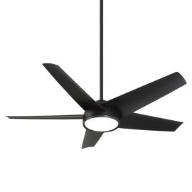 Minka Aire F781L-CL CHUBBY 58" Five Blades w/ LED Ceiling Fan - BLACK