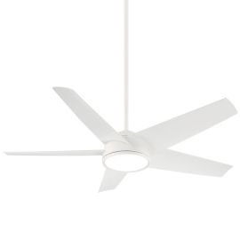 Minka Aire F781L-WHF CHUBBY 58" Five Blades w/ LED Ceiling Fan - FLAT WHITE