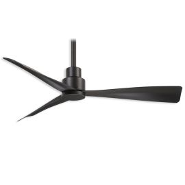 44" Minka Aire Simple Ceiling Fan - F786-CL - Coal finish