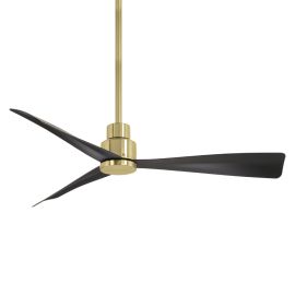Minka Aire F786-SBR/CL SIMPLE 44" Three Blades Ceiling Fan - SOFT BRASS