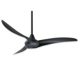 52" Minka Aire Wave Ceiling Fan - coal finish with coal blades