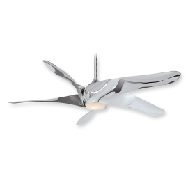 Minka Aire Artemis XL5 - LED - F905L-LN - 62" Ceiling Fan Liquid Nickel