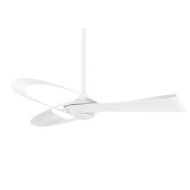Minka Aire F933-WHF Bowie 52" Three Blades Ceiling Fan - Flat White
