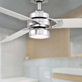 Fanimation FP7634BN Amped 52" Modern 3-Blade Ceiling Fan - Brushed Nickel