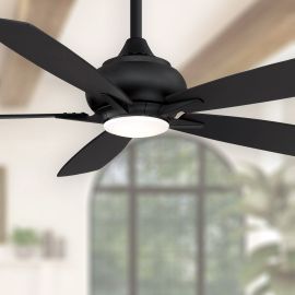 Fanimation FP8533BL Doren 52" Ceiling Fan with Light - Black