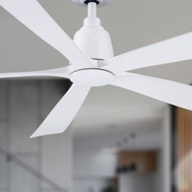 Fanimation FPD5534MW Kute5 52" Outdoor Ceiling Fan - Matte White