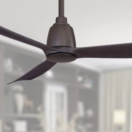 Fanimation FPD8534DZ Kute 52" Ceiling Fan - Dark Bronze with Dark Walnut