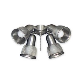 FL462 Ceiling Fan Light - Satin Steel (Brushed Nickel)