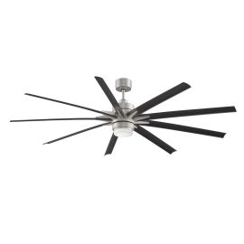 Fanimation Odyn Ceiling Fan FPD8159BNWBL - Brushed Nickel w/ Black Blades