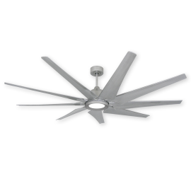 72" Liberator Ceiling Fan in Brushed Nickel w/ LED Light