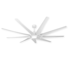 72" Liberator Ceiling Fan in Pure White w/ LED Light