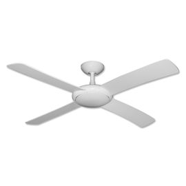 Gulf Coast Luna Ceiling Fan - Pure White - No Light