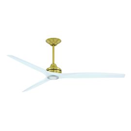 Fanimation MAD6721BS-B6720-84 Spitfire 84" Ceiling Fan Brushed Satin Brass - Includes Blade Finish Choice