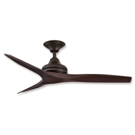 48" Fanimation Spitfire Dark Bronze Finish With Dark Walnut Blades and Cap