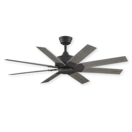 Fanimation Levon Custom 52" - Matte Greige - Weathered Wood Blades