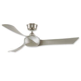 52" Fanimation Wrap Custom Brushed Nickel Finish with Brushed Nickel Blades