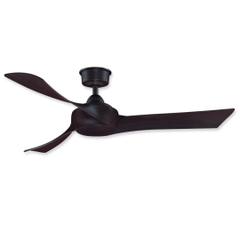 52" Fanimation Wrap Custom Dark Bronze Finish with Dark Bronze Blades
