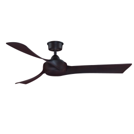 56" Fanimation Wrap Custom Dark Bronze Finish with Dark Bronze Blades