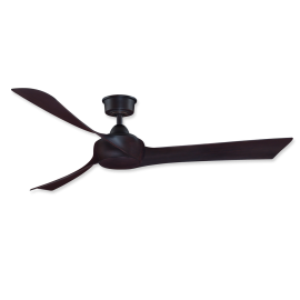 60" Fanimation Wrap Custom Dark Bronze Finish with Dark Bronze Blades