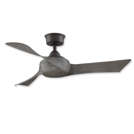 44" Fanimation Wrap Custom Matte Greige Finish with Matte Greige Blades