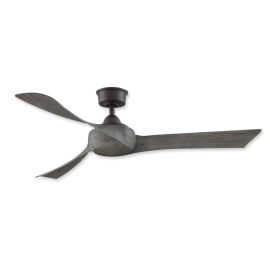 56" Fanimation Wrap Custom Matte Greige Finish with Matte Greige Blades