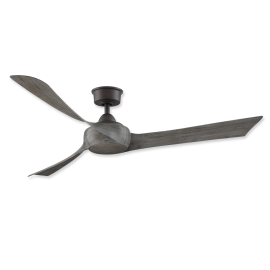 60" Fanimation Wrap Custom Matte Greige Finish with Matte Greige Blades