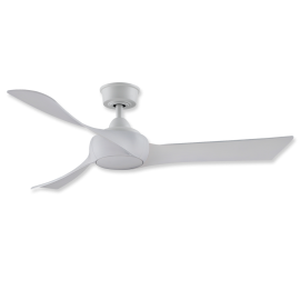 52" Fanimation Wrap Custom Matte White Finish with Matte White Blades