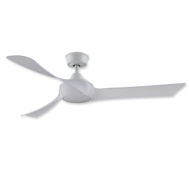 56" Fanimation Wrap Custom Matte White Finish with Matte White Blades