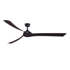 84" Fanimation Wrap Custom Dark Bronze Finish with Dark Bronze Blades