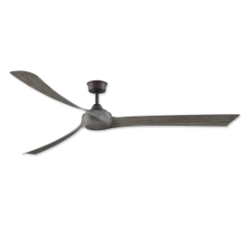 84" Fanimation Wrap Custom Matte Greige Finish with Matte Greige Blades