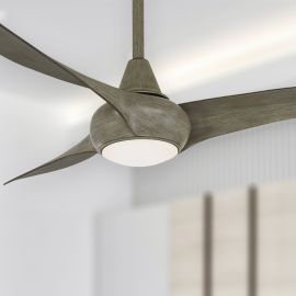 Minka Aire F844-DRF Light Wave 52" Ceiling Fan with Light - Driftwood