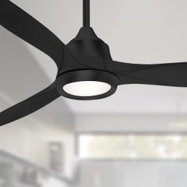 Minka Aire F749L-CL Skyhawk 60" Modern 3-Blade Ceiling Fan - Coal Finish
