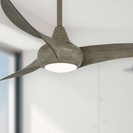Minka Aire Light Wave F845-DRF 44" Small Ceiling Fan with Light - Driftwood