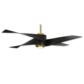 Minka Aire Artemis IV Ceiling Fan - F903L-SBR/MBK