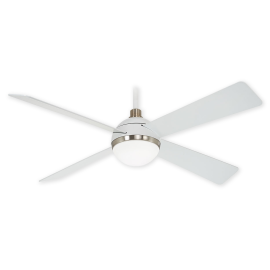Minka Aire F623L-WHF/BN - Orb Ceiling Fan