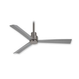 44" Minka Aire Simple Ceiling Fan - F786-BNW - Brushed Nickel Wet
