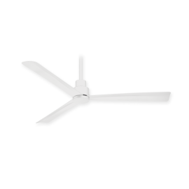 44" Minka Aire Simple Ceiling Fan - F786-WHF - Flat White