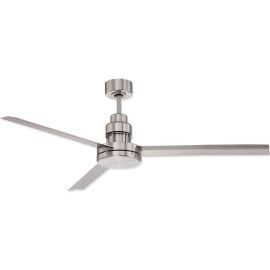 54" Craftmade Mondo Brushed Polished Nickel Finish with Brushed Nickel Blades