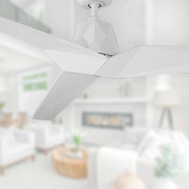 Modern Forms FR-W1810-60-GW Vortex 60" Ceiling Fan - Gloss White