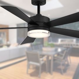 Modern Forms FR-W1801-60L_MB - 60 Inch Wynd Ceiling Fan