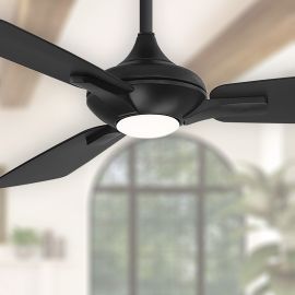 Modern Forms FR-W1819-52L-MB Mykonos 52" Outdoor Smart Ceiling Fan - Matte Black