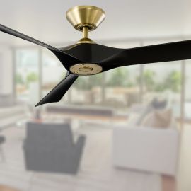 Modern Forms FR-W2204-58-SB/MB Torque 58" Smart Ceiling Fan