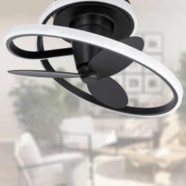 Modern Forms FH-D2402-28L-BK Veloce 28" LED Ceiling Fan - Black