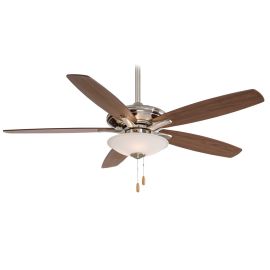 Minka Aire Mojo Ceiling Fan - F522-BN (Dark Walnut blades shown)