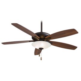 52" Mojo Ceiling Fan by Minka Aire F522-ORB - Dark Walnut Blades Shown